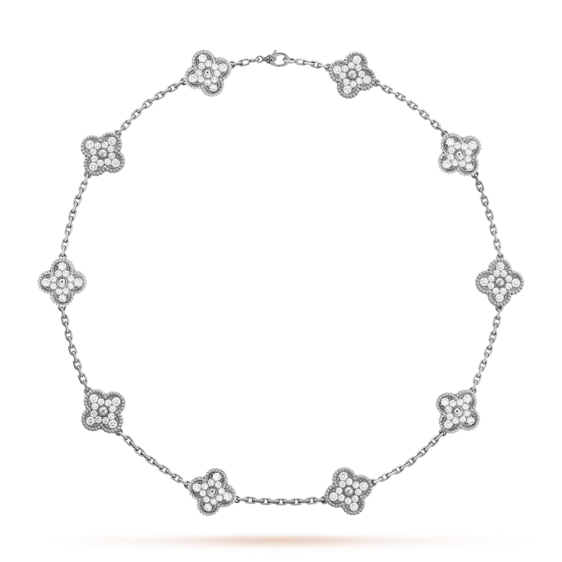 CLOVER DELUXE Halskette | Grün