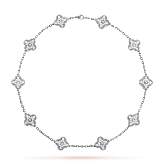 CLOVER DELUXE HALSKETTE | ROSA