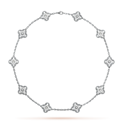 CLOVER DELUXE HALSKETTE | ROSA