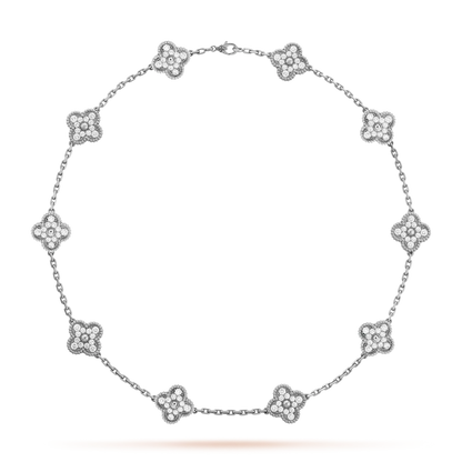 CLOVER DELUXE Halskette | Grün