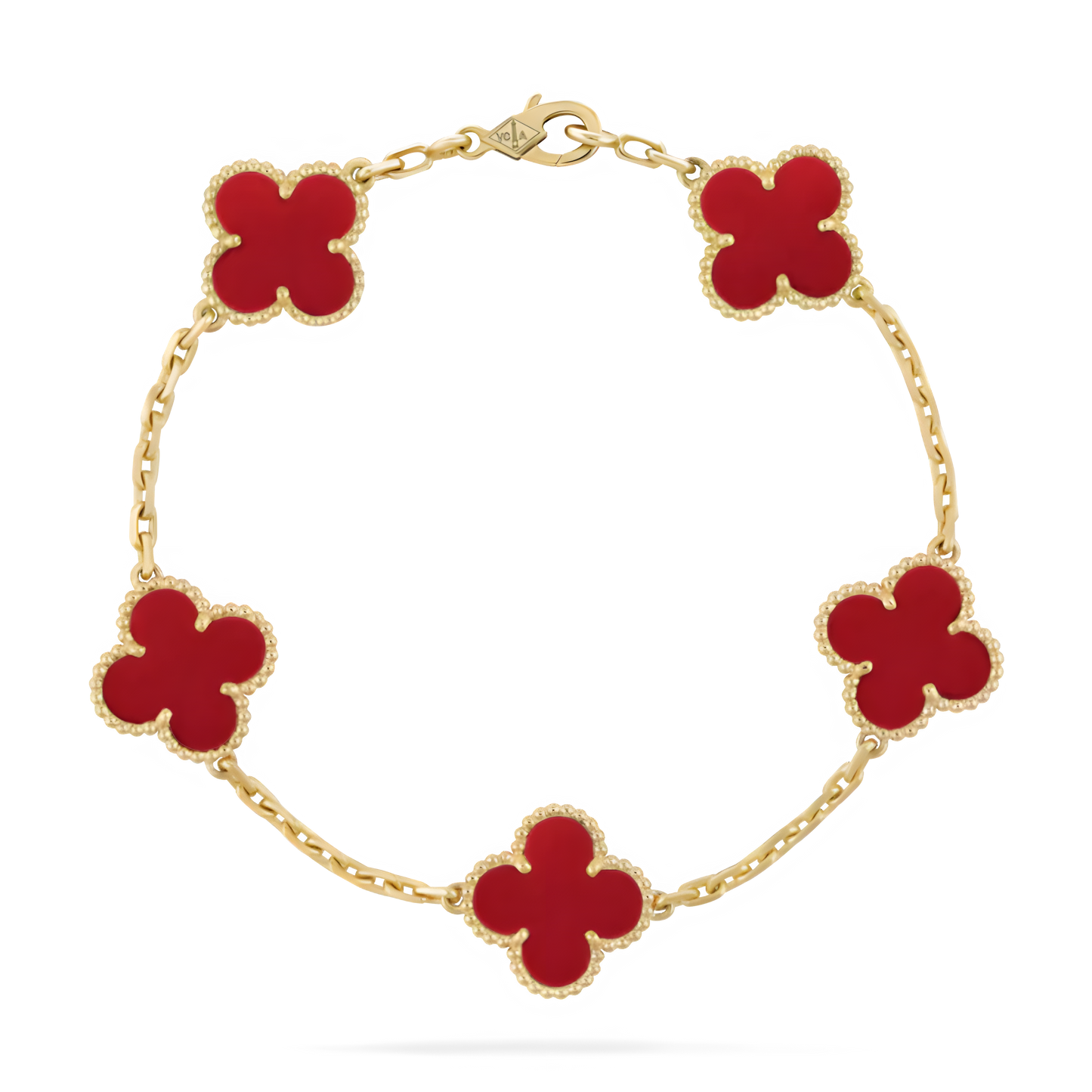 Blumen Schönheit Armband | Schwarz