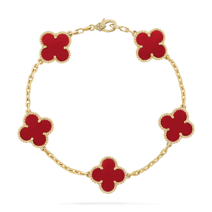 Blumen Schönheit Armband | Hellblau
