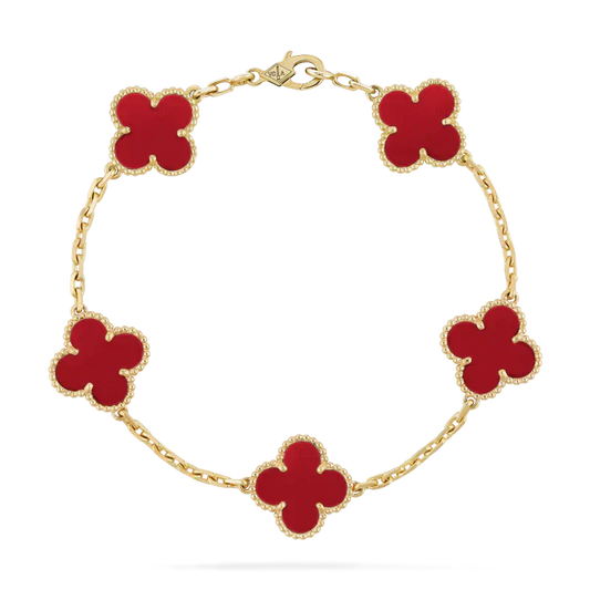 Blumenstrahlen Schönheit Armband | Grün