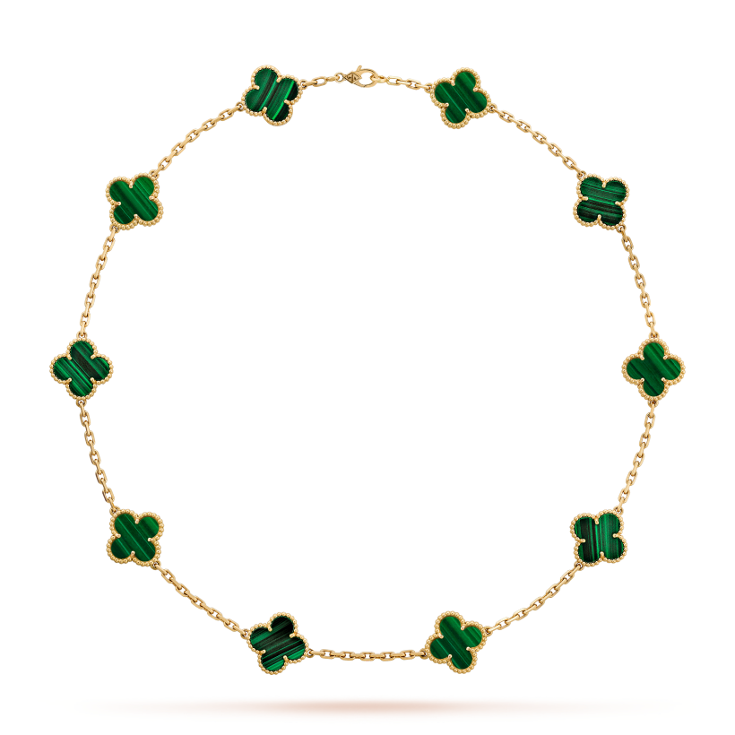 CLOVER DELUXE Halskette | Grün