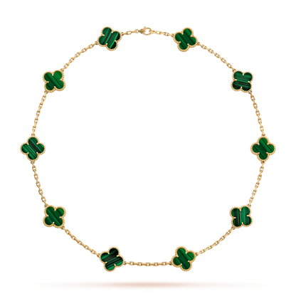 CLOVER DELUXE Halskette | Grün