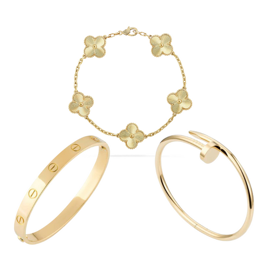 PARIS GOLD TRIO | Armband-Set