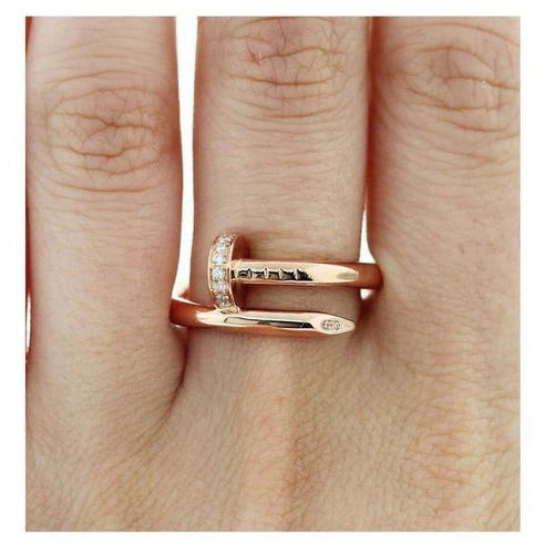 NAIL DELUXE RING | GOLD