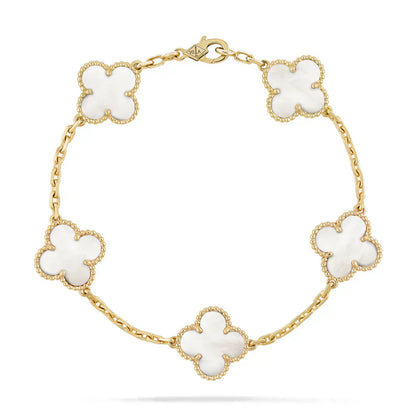 Blumen Schönheit Armband | Hellblau