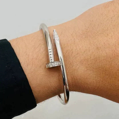 NAIL DELUXE ARMBAND | SILBER