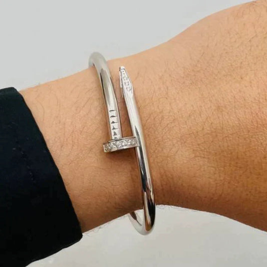NAIL DELUXE ARMBAND | SILBER