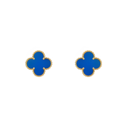 Himmlischer Blütenohrhänger | Blau