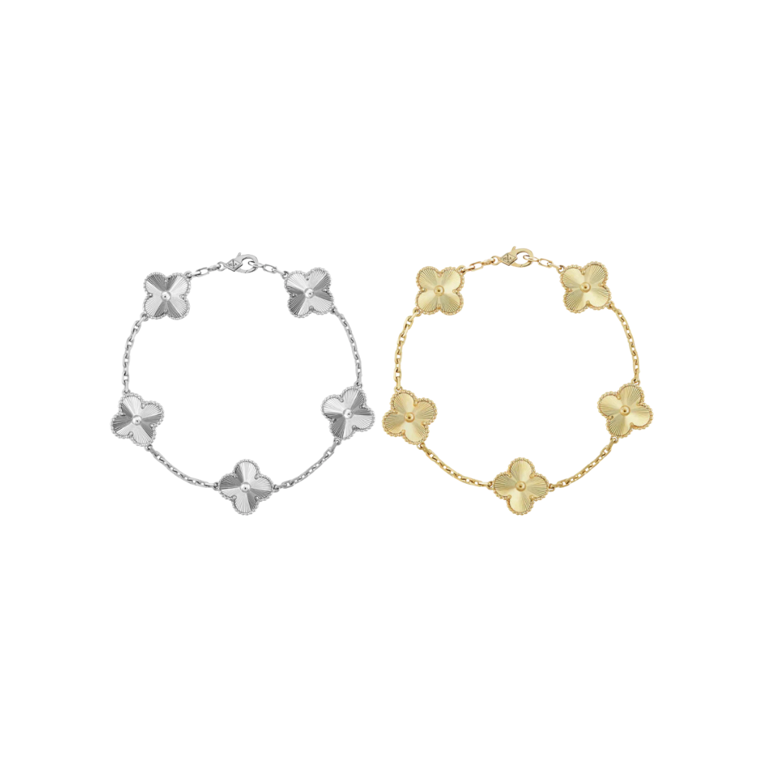 Blumenhafte Schönheits-Set | Gold und Silber