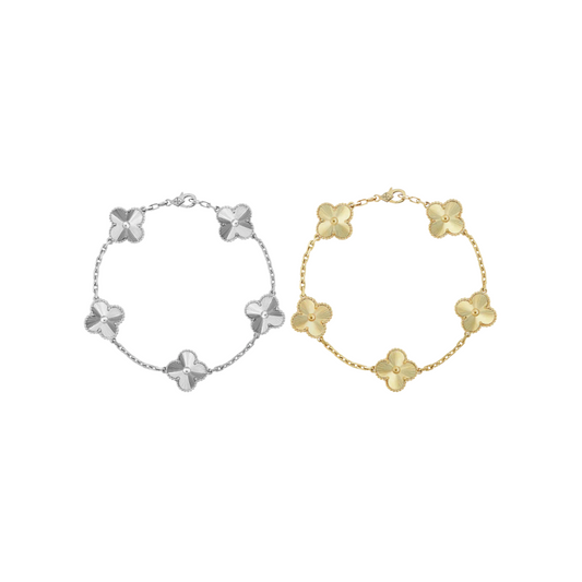 Blumenhafte Schönheits-Set | Gold und Silber