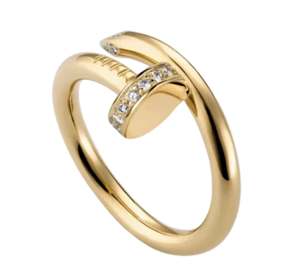 NAIL DELUXE RING | SILBER