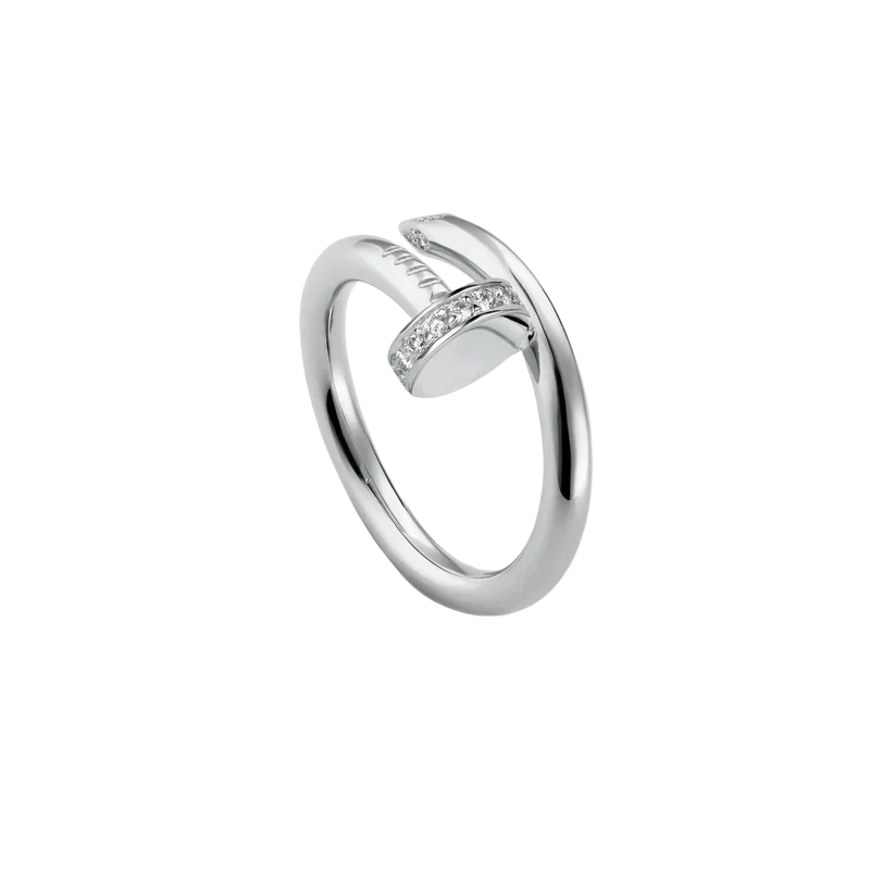 NAIL DELUXE RING | SILBER